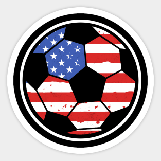 USA Soccer Design Sticker